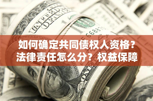 北京如何确定共同债权人资格？法律责任怎么分？权益保障技巧揭秘！