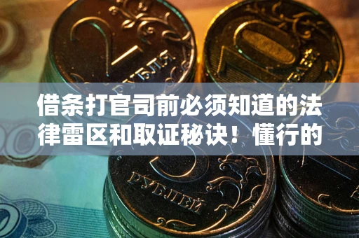 北京借条打官司前必须知道的法律雷区和取证秘诀！懂行的人已经留好这些证据
