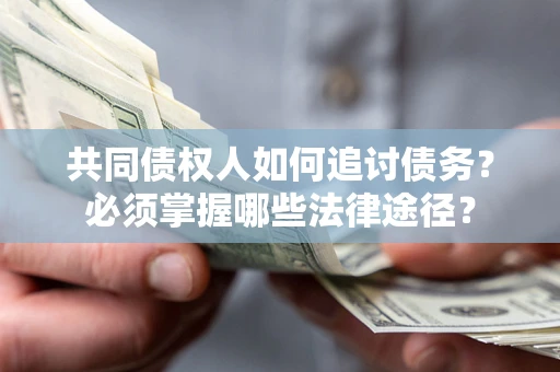 北京共同债权人如何追讨债务？必须掌握哪些法律途径？