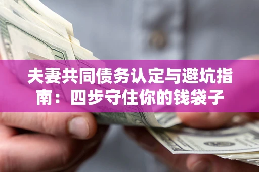 北京夫妻共同债务认定与避坑指南：四步守住你的钱袋子