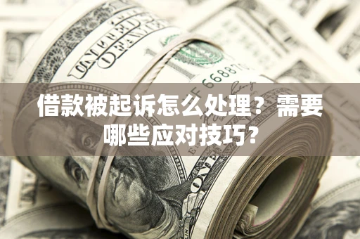 北京借款被起诉怎么处理？需要哪些应对技巧？